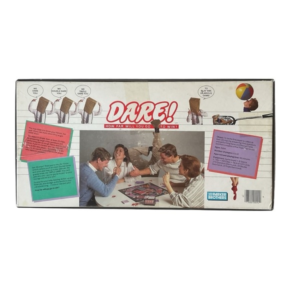 Vintage Dare! Board Game – Parker Brothers 1980s Party Game - Picture 2 of 4